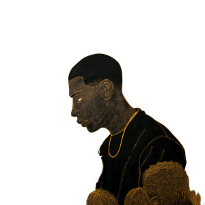 Surreal Emotional Portrait Vinyl Car Decal Sticker – Waterproof & UV-Resistant 