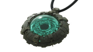 Futuristic Ancient Amulet Vinyl Car Decal Sticker – Waterproof & UV-Resistant 