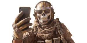 Ghost Soldier Selfie Vinyl Car Decal Sticker – Waterproof & UV-Resistant 