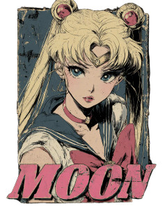 Vintage Sailor Moon V3 Vinyl Car Decal Sticker – Waterproof & UV-Resistant 