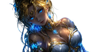 Anime Goddess Illustration Vinyl Car Decal Sticker – Waterproof & UV-Resistant 