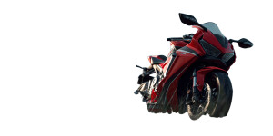 Red Sport Motorbike Vinyl Car Decal Sticker – Waterproof & UV-Resistant 