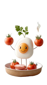 Smiling Fried Eggs Vinyl Car Decal Sticker – Waterproof & UV-Resistant 