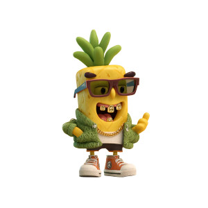 Gangsta Pineapple Vinyl Car Decal Sticker – Waterproof & UV-Resistant 