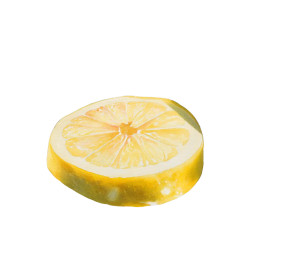 Lemon Slice Painting Vinyl Car Decal Sticker – Waterproof & UV-Resistant 