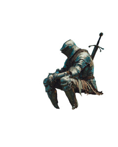 Lone Medieval Knight V4 Vinyl Car Decal Sticker – Waterproof & UV-Resistant 