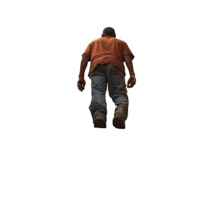 Man Climbing Out Vinyl Car Decal Sticker – Waterproof & UV-Resistant 