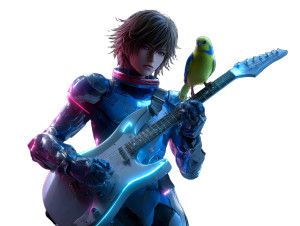Futuristic Space Guitarist Vinyl Car Decal Sticker – Waterproof & UV-Resistant Futuristic Space Guitarist Vinyl Car Decal Sticker – Waterproof & UV-Resistant