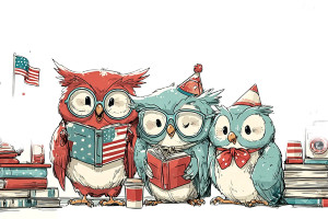 Celebrating Owls Vinyl Car Decal Sticker – Waterproof & UV-Resistant 