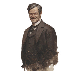 Friendly Dad Portrait Vinyl Car Decal Sticker – Waterproof & UV-Resistant 