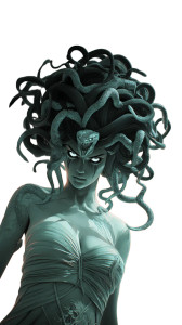 Mythological Gorgon Vinyl Car Decal Sticker – Waterproof & UV-Resistant 