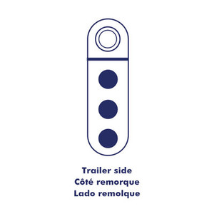 Upgrade your marine trailer with Sierra Marine 4 Pole Flat Connector | 12 Inch Wire Length