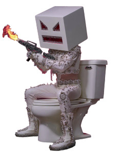 Cameraman Vs Skibidi Vinyl Car Decal Sticker – Waterproof & UV-Resistant 