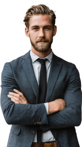 Businessman Portrait V8 Vinyl Car Decal Sticker – Waterproof & UV-Resistant 