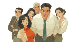 Korean Office Sitcom Vinyl Car Decal Sticker – Waterproof & UV-Resistant 