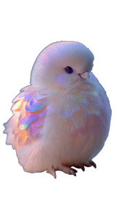 Rainbow Pigeon Vinyl Car Decal Sticker – Waterproof & UV-Resistant 