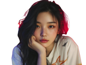 Esports Room Girl Vinyl Car Decal Sticker – Waterproof & UV-Resistant 