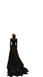 Gothic Mansion Lady Vinyl Car Decal Sticker – Waterproof & UV-Resistant 