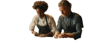 Pastry Chefs Working Vinyl Car Decal Sticker – Waterproof & UV-Resistant Pastry Chefs Working Vinyl Car Decal Sticker – Waterproof & UV-Resistant