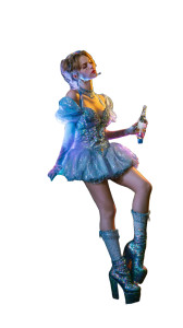 Cinderella At Rave Vinyl Car Decal Sticker – Waterproof & UV-Resistant 