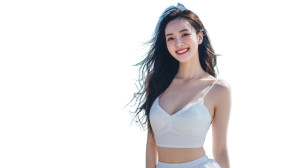 Elegant Beach Bikini Vinyl Car Decal Sticker – Waterproof & UV-Resistant 