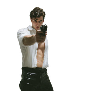 Smug Gunman Vinyl Car Decal Sticker – Waterproof & UV-Resistant 