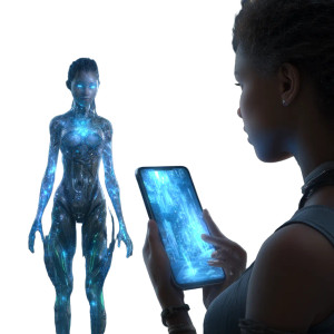 Futuristic Ai Avatar V5 Vinyl Car Decal Sticker – Waterproof & UV-Resistant Futuristic Ai Avatar V5 Vinyl Car Decal Sticker – Waterproof & UV-Resistant
