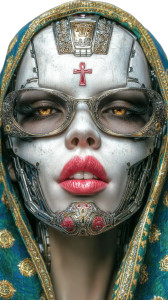 Cyborg Closeup V2 Vinyl Car Decal Sticker – Waterproof & UV-Resistant 