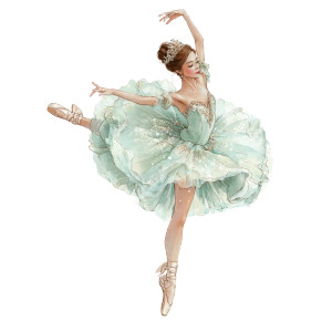 Graceful Ballerina Illustration V3 Vinyl Car Decal Sticker – Waterproof & UV-Resistant 