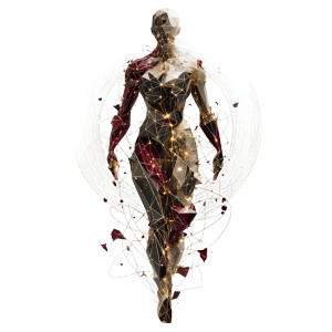 Abstract Bodybuilder Beast Vinyl Car Decal Sticker – Waterproof & UV-Resistant 