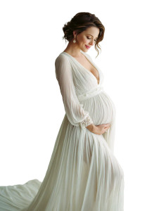 Elegant Maternity Portrait Vinyl Car Decal Sticker – Waterproof & UV-Resistant Elegant Maternity Portrait Vinyl Car Decal Sticker – Waterproof & UV-Resistant