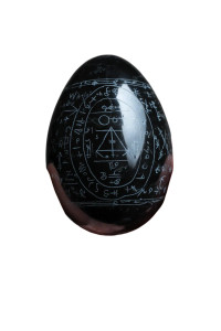 Obsidian Alchemical Egg Vinyl Car Decal Sticker – Waterproof & UV-Resistant 