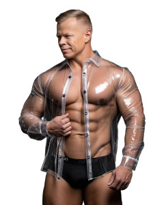 Handsome Model Jacket Vinyl Car Decal Sticker – Waterproof & UV-Resistant 