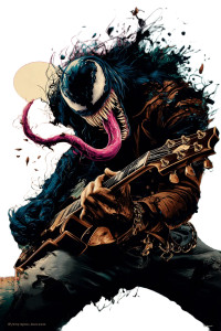 Punk Rock Venom Vinyl Car Decal Sticker – Waterproof & UV-Resistant 