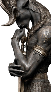 Evil Egyptian Demon Vinyl Car Decal Sticker – Waterproof & UV-Resistant 