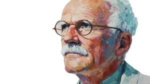 Carl Jung Painting Vinyl Car Decal Sticker – Waterproof & UV-Resistant 