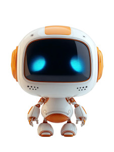 Cute Robot Icon V4 Vinyl Car Decal Sticker – Waterproof & UV-Resistant 