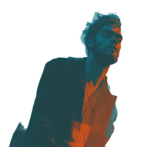 Neon Bearded Portrait Vinyl Car Decal Sticker – Waterproof & UV-Resistant 