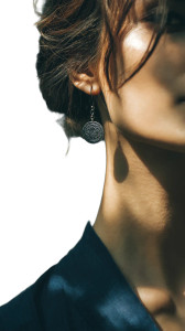 Iranian Woman Earring Vinyl Car Decal Sticker – Waterproof & UV-Resistant 