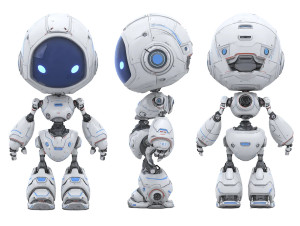 Baby Robot Sheet Vinyl Car Decal Sticker – Waterproof & UV-Resistant 