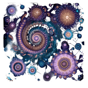 Zarael'S Celestial Dance Vinyl Car Decal Sticker – Waterproof & UV-Resistant 