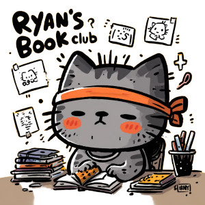 Cute Cat Reading V2 Vinyl Car Decal Sticker – Waterproof & UV-Resistant 