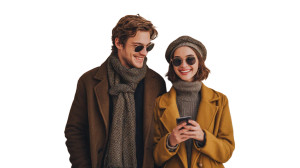 Stylish Couple Vinyl Car Decal Sticker – Waterproof & UV-Resistant Stylish Couple Vinyl Car Decal Sticker – Waterproof & UV-Resistant