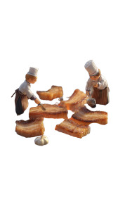 Miniature Chefs Grilling V2 Vinyl Car Decal Sticker – Waterproof & UV-Resistant 