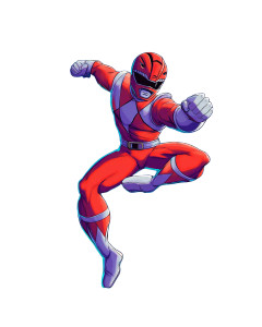 Red Power Ranger V3 Vinyl Car Decal Sticker – Waterproof & UV-Resistant Red Power Ranger V3 Vinyl Car Decal Sticker – Waterproof & UV-Resistant