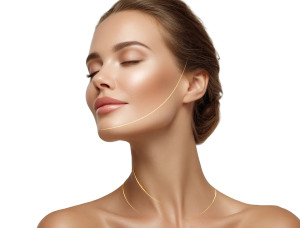 Elegant Beauty Portrait V7 Vinyl Car Decal Sticker – Waterproof & UV-Resistant 