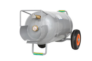 Flame King 40lb Propane Tank with POL, Wheels | Portable BBQ Tank, Vertical & Horizontal Mount Flame King 40lb Propane Tank with POL, Wheels | Portable BBQ Tank, Vertical & Horizontal Mount
