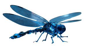 Bionic Dragonfly Robot Vinyl Car Decal Sticker – Waterproof & UV-Resistant 