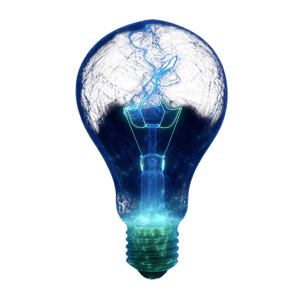 Black Light Bulb Vinyl Car Decal Sticker – Waterproof & UV-Resistant 