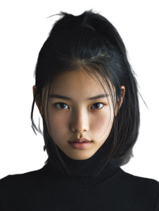 Chinese Girl Portrait V25 Vinyl Car Decal Sticker – Waterproof & UV-Resistant 